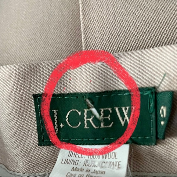 J. Crew Tan Pantsuit with Front Pleats and Relaxed Fit - Picture 11 of 11